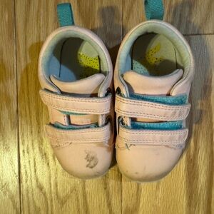 Stylish Pink and Blue Kids Sneakers